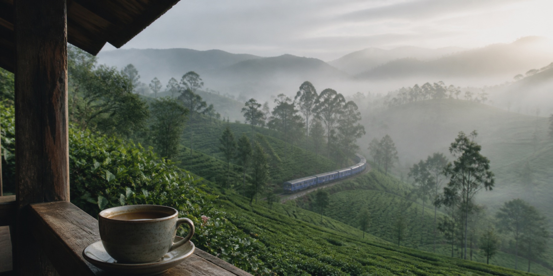 ゆっくり過ごすセイロンの旅の風景
